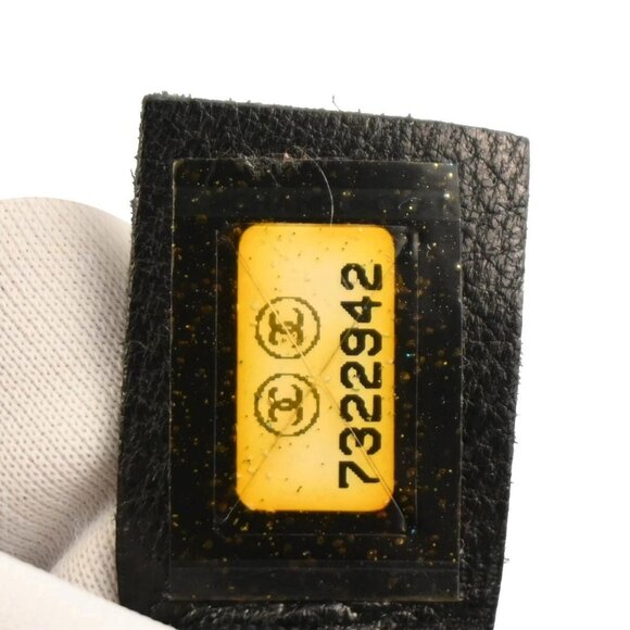 Chanel Black Calfskin Medallion Tote Handbag - Picture 9 of 12